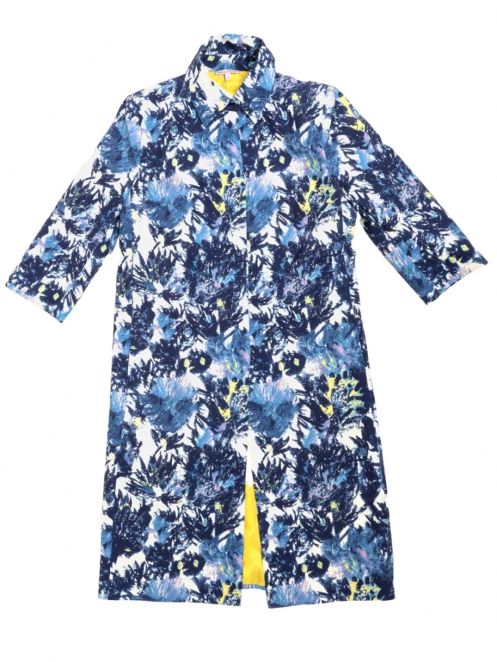 NWT FRANCES VALENTINE BALMACAAN JACKET IN BLUE THISTLE